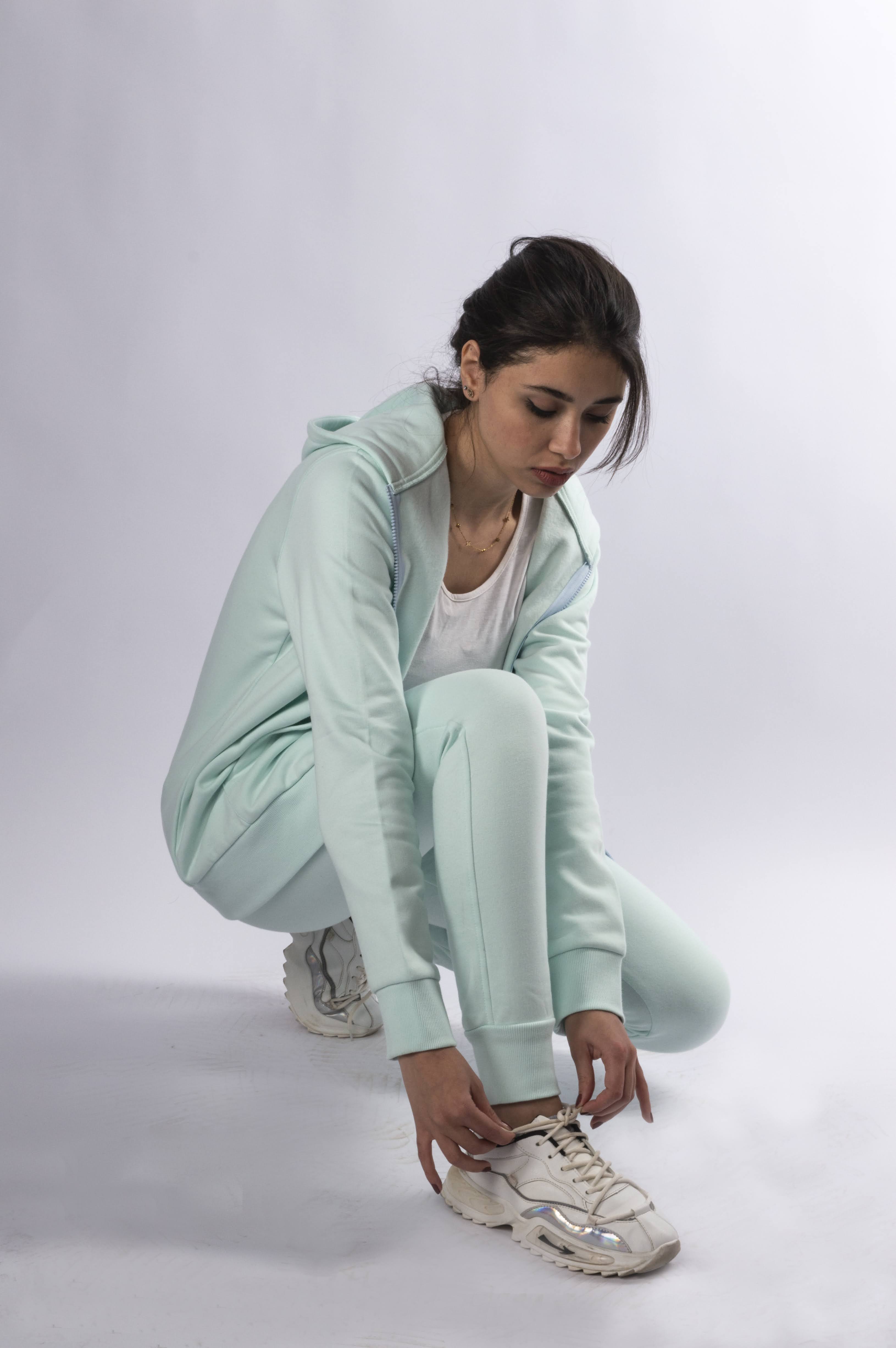 PRE - ORDER The Mint Luxe Zip-Up Set: