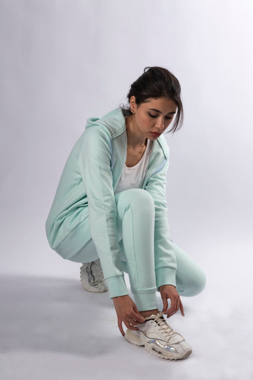 PRE - ORDER The Mint Luxe Zip-Up Set: