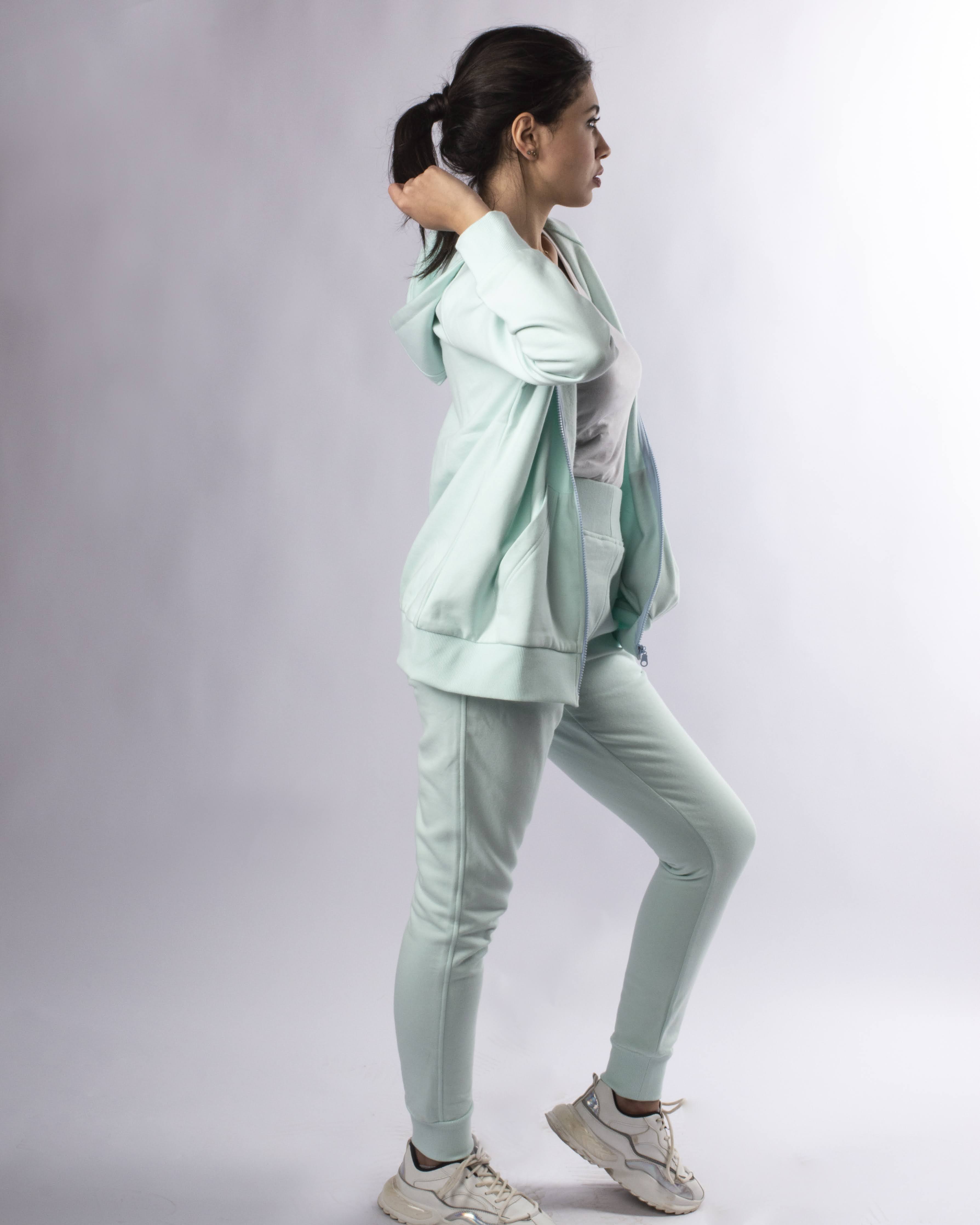 PRE - ORDER The Mint Luxe Zip-Up Set: