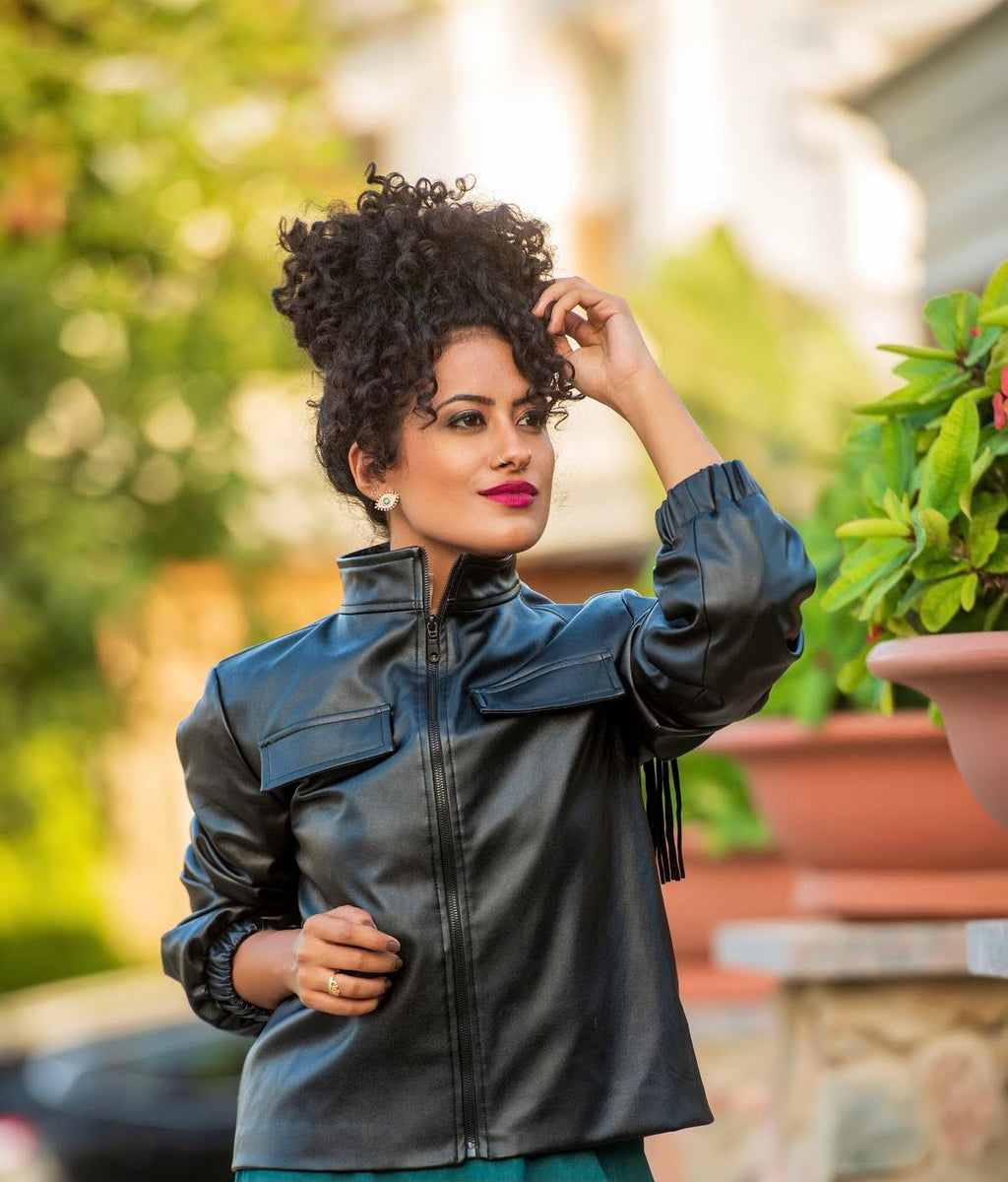 The Midnight Fringe Moto Jacket