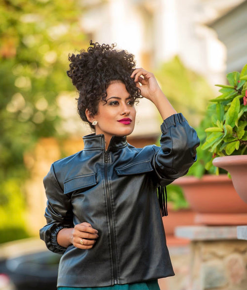 The Midnight Fringe Moto Jacket