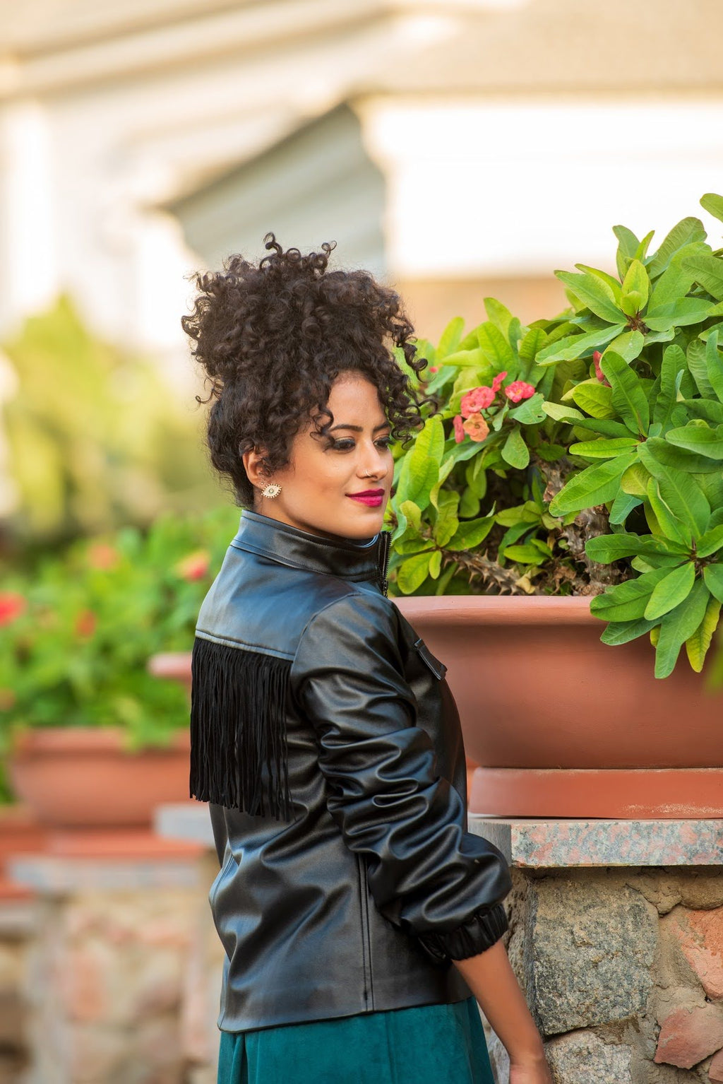 The Midnight Fringe Moto Jacket