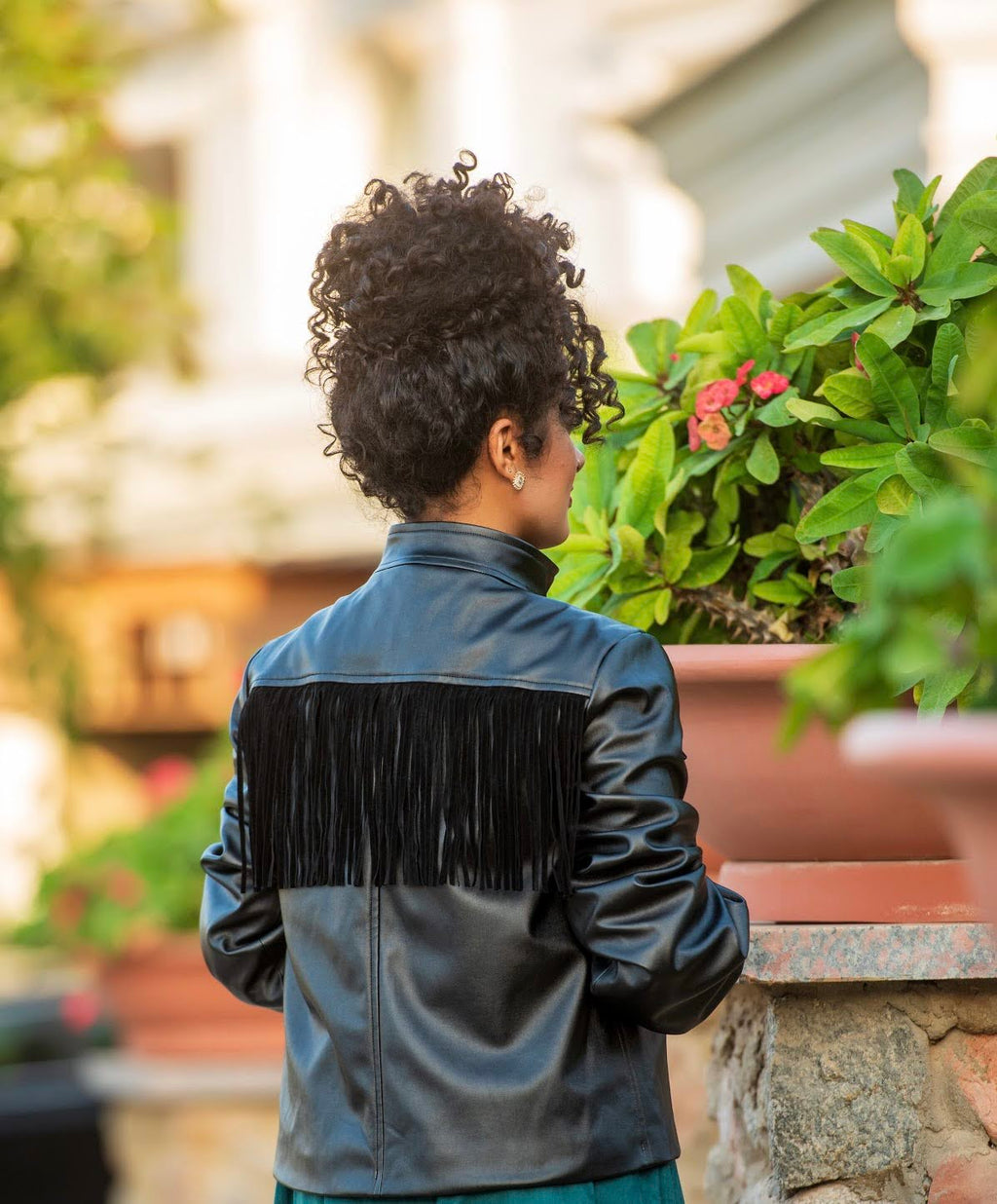 The Midnight Fringe Moto Jacket